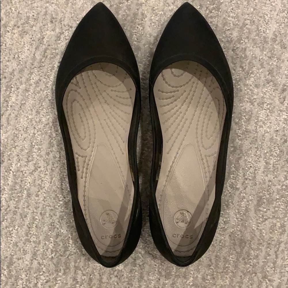 Crocs Rio Flat in Black/Grey size 7